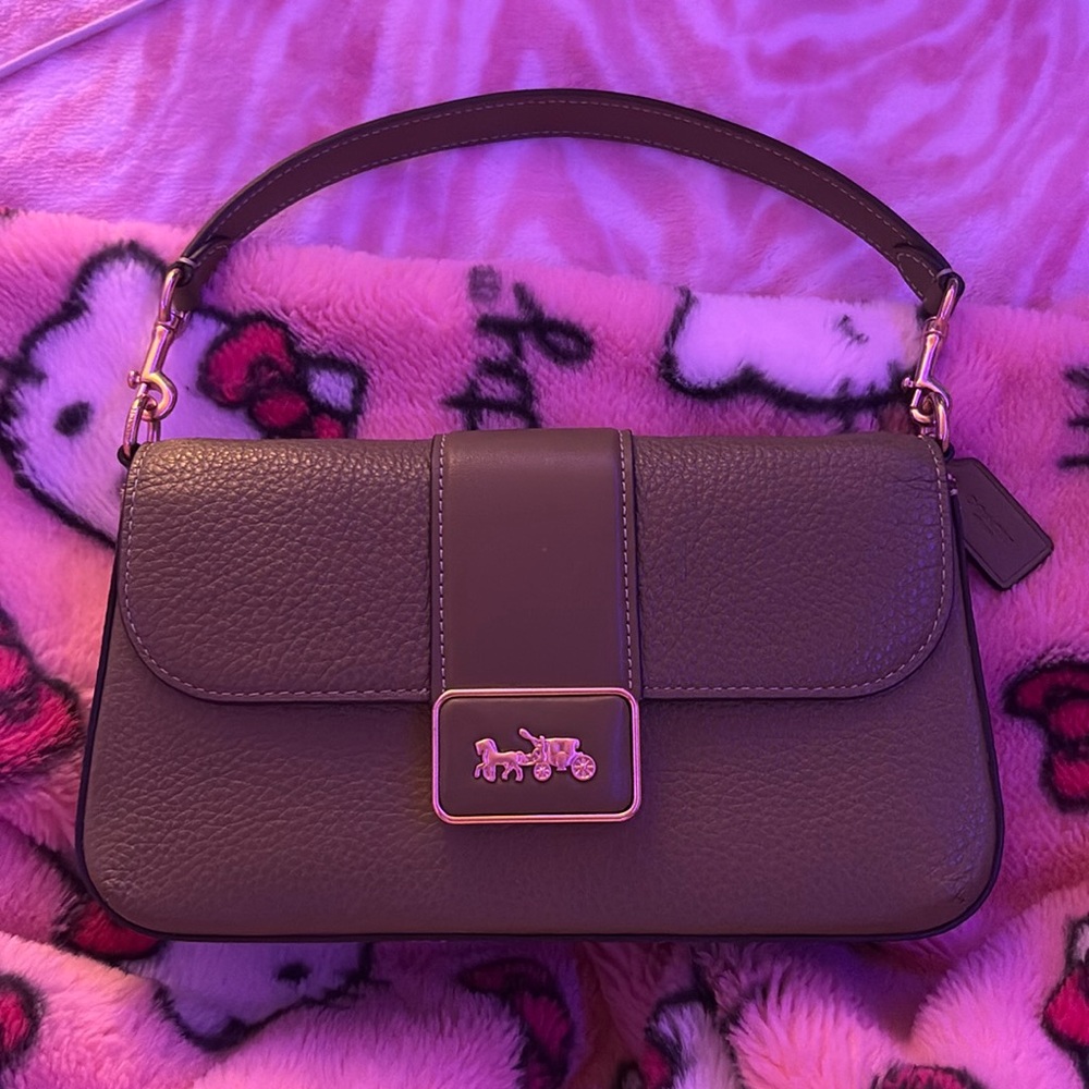 Green COACH grace crossbody